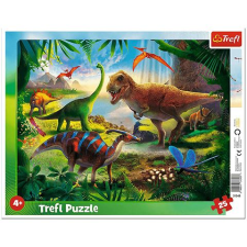 Trefl Dinoszauruszok 25 db-os keretes puzzle (31343) (T31343) - Kirakós, Puzzle puzzle, kirakós