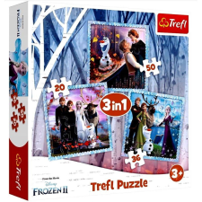 Trefl Disney - Jégvarázs 2 - 3 az 1-ben kirakós szett puzzle, kirakós