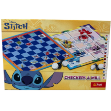 Trefl Disney Stitch: Dáma és malom társasjáték - Trefl társasjáték