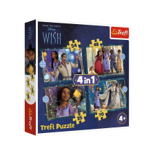 Trefl Disney Wish: Kívánság 4 az 1-ben puzzle - Trefl puzzle, kirakós