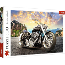 Trefl Fekete Chopper motorkerékpár 500db-os prémium puzzle - Trefl puzzle, kirakós