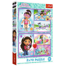 Trefl Gabi babaháza egy játékos nap 2x70db-os puzzle - Trefl puzzle, kirakós