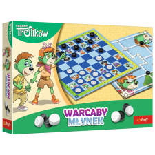 Trefl Gry JÁTÉK - Dáma és malom Trefl Family Trefl 02658 társasjáték