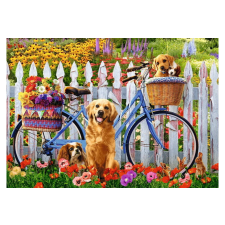 Trefl Kerékpár és kutyusok - 500 darabos puzzle puzzle, kirakós