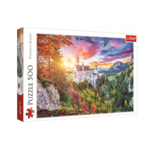 Trefl Kilátás a Neuschwanstein kastélyra 500db-os puzzle - Trefl puzzle, kirakós