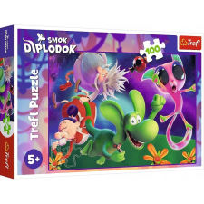 Trefl Kirakó- 100 Darabos – Diplodocus Sárkány És Barátai 25973 (25973) puzzle, kirakós