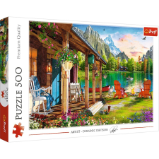 Trefl kunyhó a hegyekben 500db-os puzzle (37408) (trefl37408) - Kirakós, Puzzle puzzle, kirakós