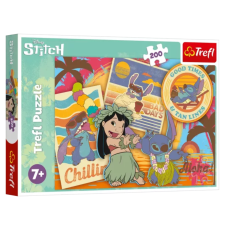 Trefl Lilo és Stitch Hula hula tánc - 200 darabos puzzle (13304) puzzle, kirakós