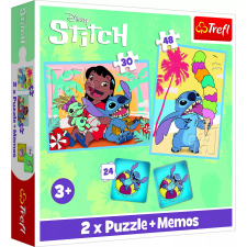 Trefl Lilo&Stitch 2az 1-ben puzzle és memória játék (93585) puzzle, kirakós