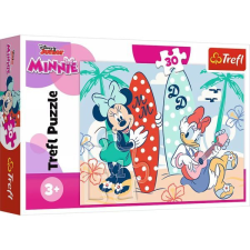 Trefl : Minnie és Daisy a tengerparton - 30 darabos puzzle puzzle, kirakós