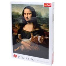 Trefl Mona Lisa és a doromboló macska 500 db-os puzzle - Trefl puzzle, kirakós