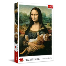 Trefl : Mona Lisa és a doromboló macska puzzle - 500 darabos puzzle, kirakós
