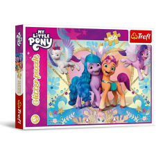 Trefl My Little Pony 100 db-os csillámos puzzle puzzle, kirakós