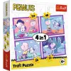 Trefl Peanuts Snoopy kutya napja 4 az 1-ben puzzle 35-48-54-70db-os - Trefl