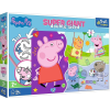 Trefl Peppa Malac Super Giant Kétoldalas 3 Az 1-ben Puzzle 15db-os - Lányoknak és Fiúknak, 2 éves kortól (024619)