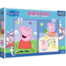 Trefl Peppa Pig Baby Maxi Good Day Kirakós játék 10 db Rajzfilmek (024623) puzzle, kirakós