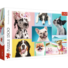 Trefl Puzzle 1500 vicces kiskutya puzzle, kirakós