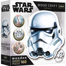 Trefl Puzzle Wood Craft: Star Wars, Rohamosztagos sisak - 160 darabos puzzle fából puzzle, kirakós