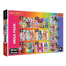 Trefl Rainbow High puzzle 10 az 1-ben - Trefl Mega Pack puzzle, kirakós