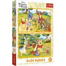 Trefl Rejtvény – 2×24 – Nap A Kertben – Disney Micimackó Trefl 34436 26386 (34436) puzzle, kirakós