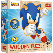 Trefl Sonic villámgyors kihívása – 50db-os fa puzzle - Trefl (GXP-931415) puzzle, kirakós
