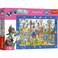 Trefl Spy Guy Vidámpark nyomozós képkereső puzzle - 100 darabos puzzle, kirakós