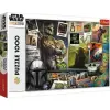 Trefl : Star Wars, A mandalóri és Baby Yoda puzzle- 1000 darabos