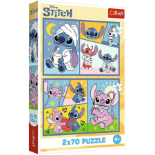 Trefl Stitch és barátai 2x70db-os puzzle - Trefl puzzle, kirakós