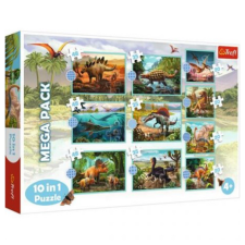 Trefl Találkozás a dinoszauruszokkal 10az1-ben puzzle szett - Trefl puzzle, kirakós