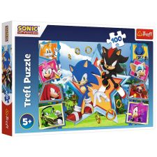 Trefl Találkozás Sonic-kal 100 db-os puzzle - Trefl puzzle, kirakós