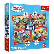 Trefl Thomas a gőzmozdony puzzle 4 az 1-ben - TREFL puzzle, kirakós