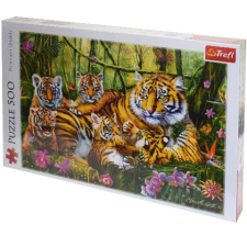 Trefl Tigris család 1000db-os puzzle (37350) (5900511373509) - Kirakós, Puzzle puzzle, kirakós