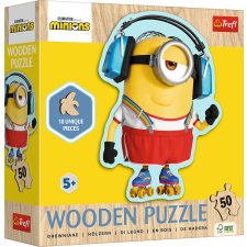 Trefl Trefl fa puzzle - Minyonok: Őrült Minyon 50 darabos puzzle, kirakós