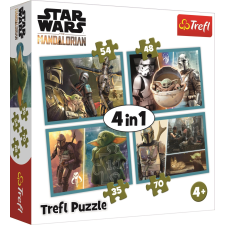 Trefl Trefl Mandalorian világ puzzle készlet 4 az 1-ben puzzle, kirakós