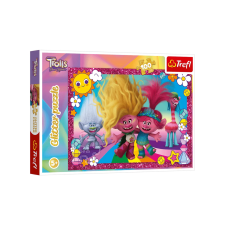 Trefl Trollok 100db-os glitter puzzle -Trefl puzzle, kirakós