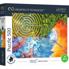 TREFL UFT 500 SZÍNES LABIRINTUS KIRAKÓS JÁTÉK puzzle, kirakós