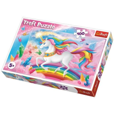 Trefl Unikornis a kristályvilágban puzzle 100db-os (16364) (T16364) puzzle, kirakós