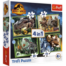 Trefl Universal Jurassic World - 4in1 Puzzle - Trefl puzzle, kirakós
