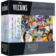 Trefl Wood Craft: Disney Főgonoszok 1000 db-os puzzle - Trefl puzzle, kirakós