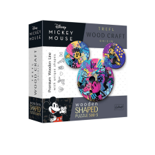 Trefl Wood Craft: Mickey egér 500+5db-os fa puzzle - Trefl puzzle, kirakós