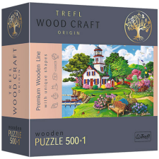 Trefl Wood Craft: Nyári kikötő fa puzzle 500+1db-os - Trefl puzzle, kirakós