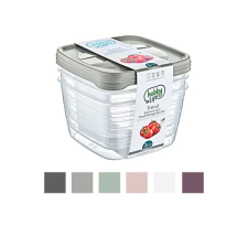  Trend box 4l tároló szett - higiénikus, strapabíró, légmentes záródás papírárú, csomagoló és tárolóeszköz