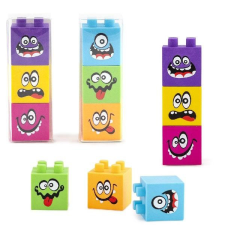 TRENDHAUS Trendhaus Little Monster 3db-os emeletes torony radír radír
