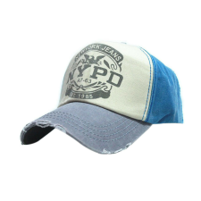 Trendi vászon baseball sapka, kék, NYPD New York Jeans férfi sapka
