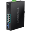 Trendnet 10-port Indust. Gbit PoE+ DIN-Rail Switch -20/+65°C (TI-PGM102)