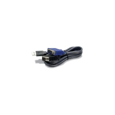 Trendnet KVM Kabel USB /VGA 3m (TK-CU10) kábel és adapter