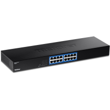 Trendnet TEG-S17 Gigabit Ethernet (10/100/1000) Fekete hub és switch
