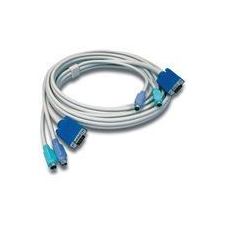 Trendnet TK-C10 PS/2 VGA M/M KVM tkábel 3m szürke (TK-C10) kábel és adapter