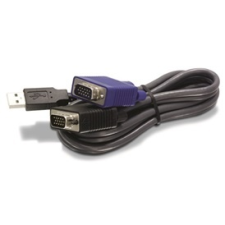 Trendnet TK-CU06 D-SUB 15pin USB M/M KVM tkábel 1.8m fekete kábel és adapter