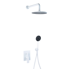  TRENDY'S falba épített kád csaptelep szett, matt fehér csaptelep